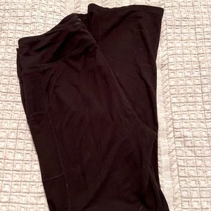 Jaanuu yoga pant black scrub L